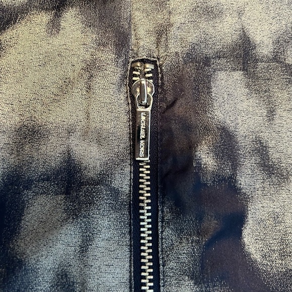 Michael Michael Kors Skyline Blue & White Fully Lined Capped Sleeve Dress Sz.10 - Picture 14 of 16